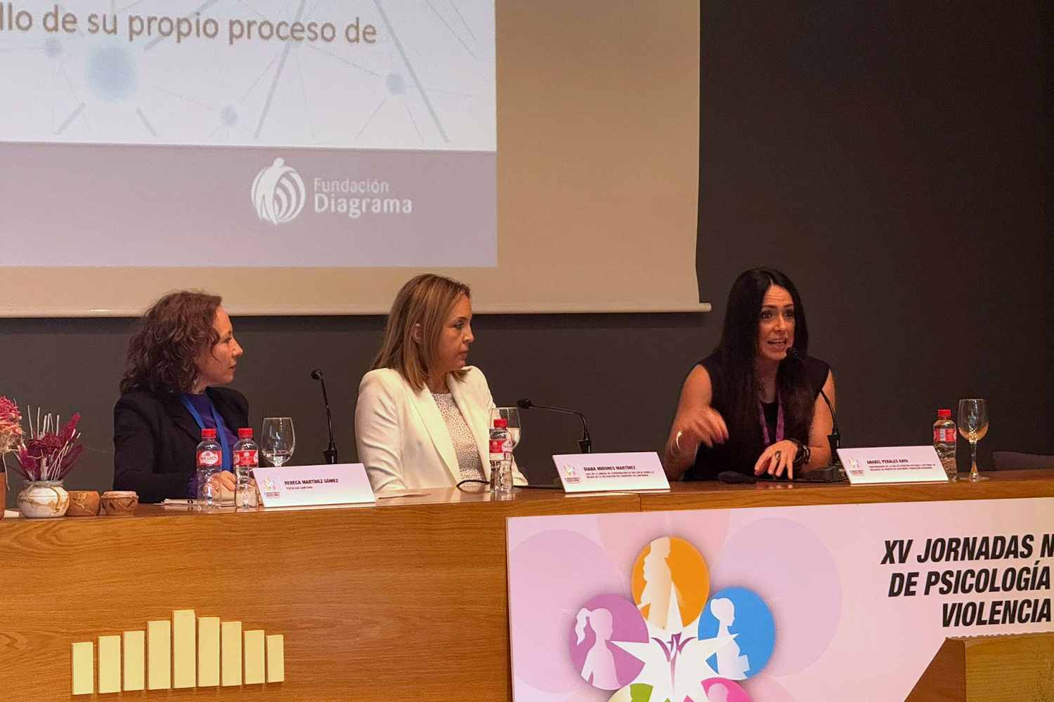 Anabel Perales durante su intervención en las jornadas