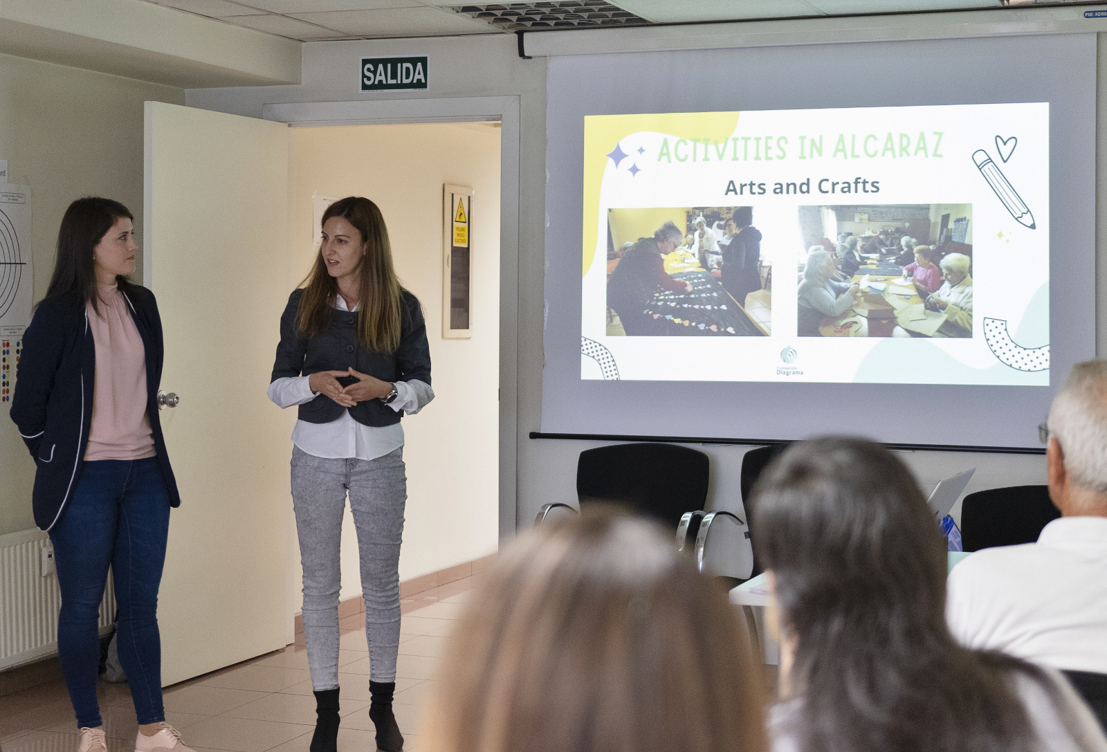 Tamara Gallego y Cristina Ballesteros presentan el Programa Actívate