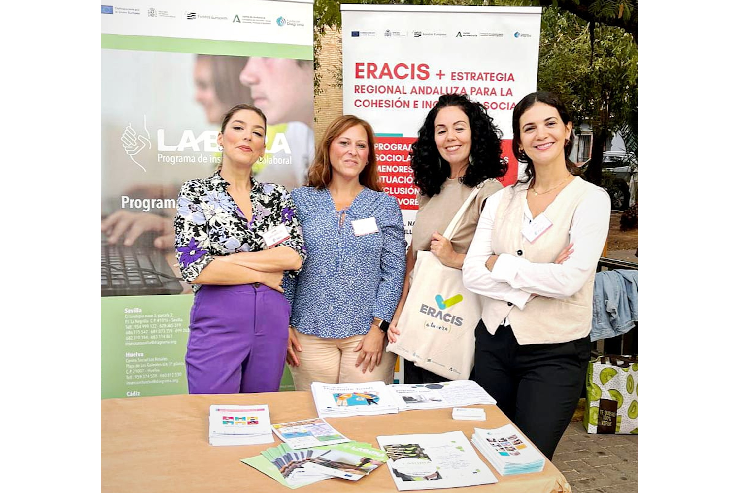 El equipo de orientadoras de Fundación Diagrama