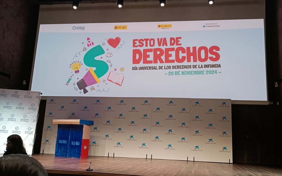 Acto de la Plataforma de Infancia en Madrid