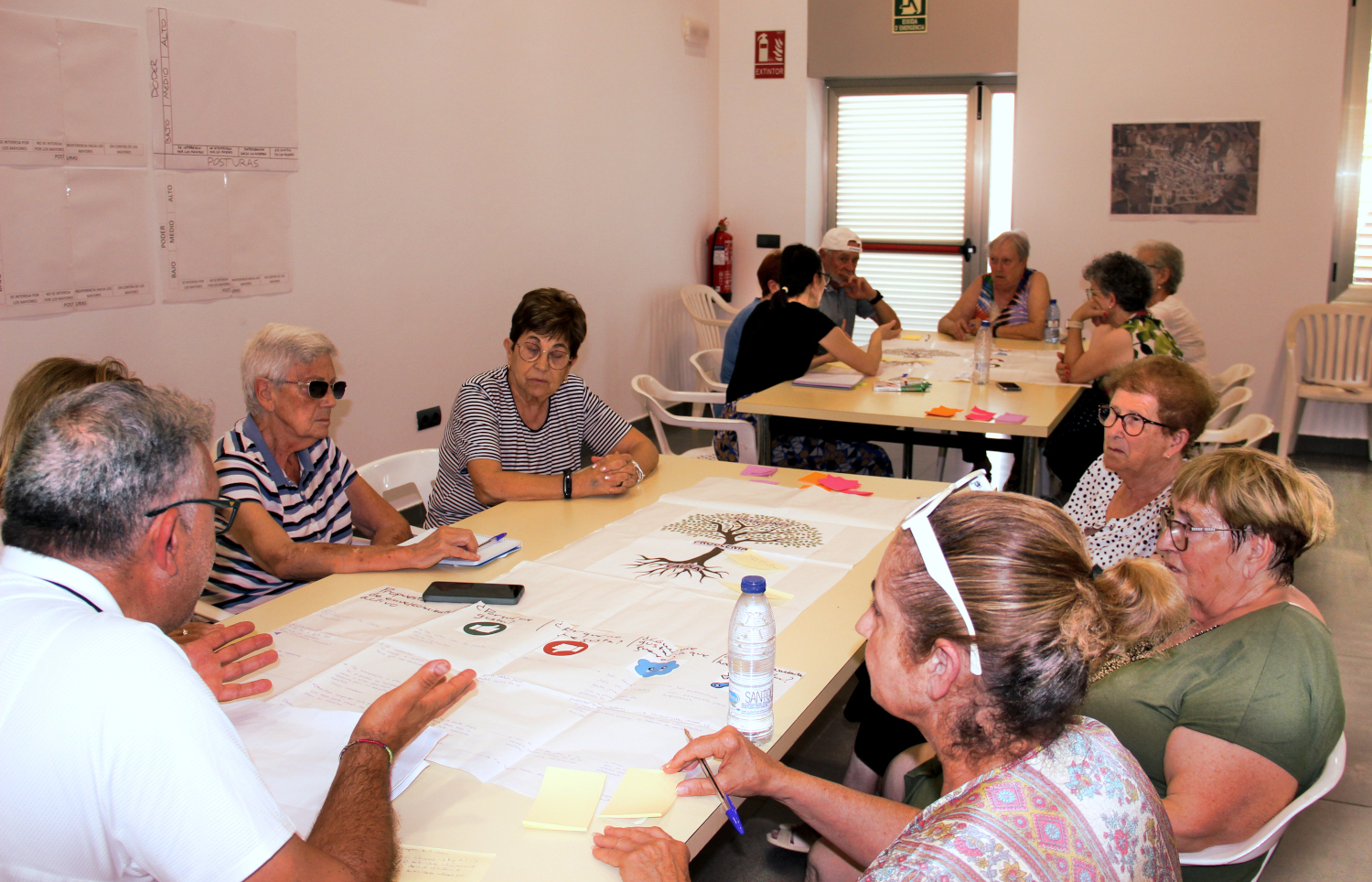 Personas mayores en el grupo de trabajo del Programa de Envejecimiento Activo en el ámbito rural