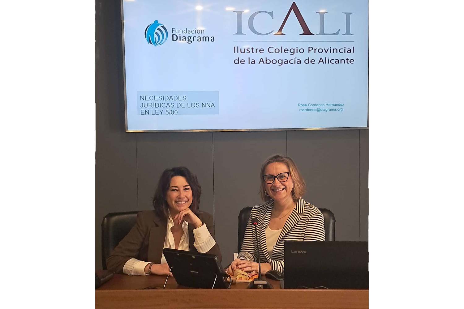 Rosa Cordones y Mayte Ruiz