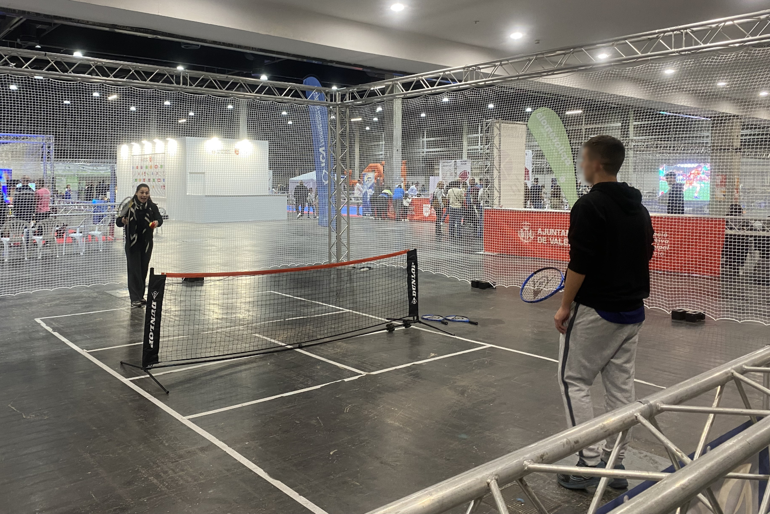 Una de las actividades recreativas de la feria