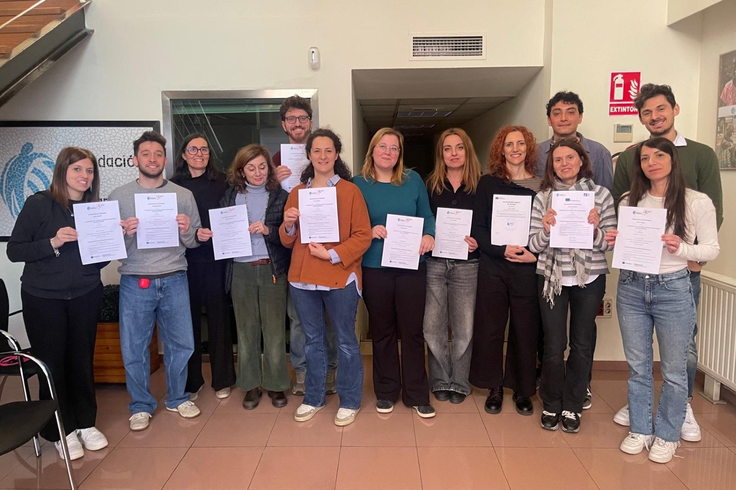 Visita del consorcio OPEN en Madrid