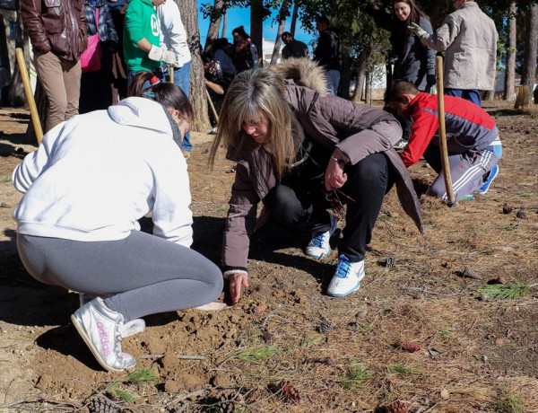 Los menores de los centros ‘Pi i Margall’, ‘Pi Gros’ y ‘Mariano Ribera’ participan en la reforestación de Alborache (Valencia)
