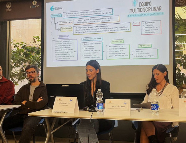 Gloria García expone el trabajo multidisciplinar de Fundación Diagrama