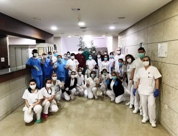 Ayuntamientos y entidades locales realizan numerosas donaciones materiales a Fundación Diagrama para colaborar en la prevención del Coronavirus. Residencia 'Nuevo Azahar'. Archena. Murcia 2020.