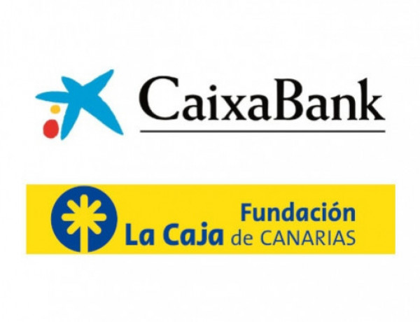 Logotipos de CaixaBank y Fundación La Caja de Canarias