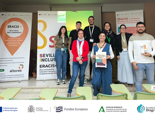 Profesionales del proyecto de inserción sociolaboral ERACIS+ Sevilla