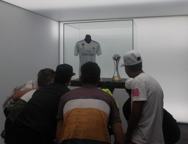 Los jóvenes atenidos en el centro ‘Las Lagunillas’ de Jaén realizan una actividad deportiva y lúdica impulsada por la Fundación Real Madrid. Fundación Diagrama. Andalucía 2018.