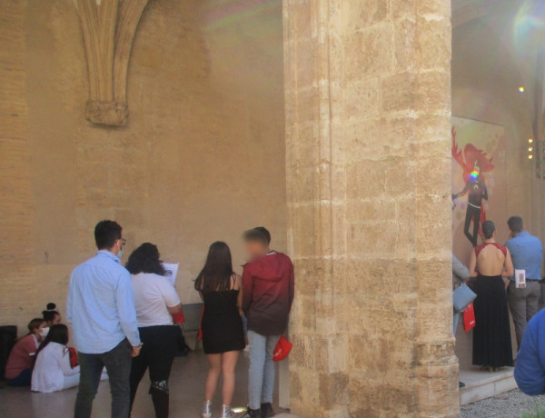 Jóvenes de la residencia ‘Anassim’ de Llanera de Ranes (Valencia) disfrutan de la iniciativa cultural ‘Ciutarts’. Fundación Diagrama. Comunidad Valenciana 2022.