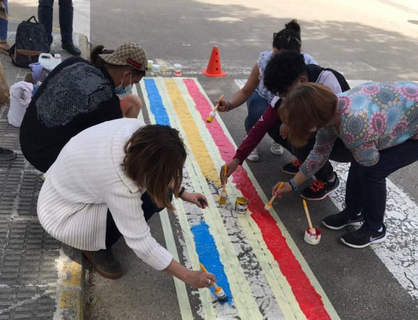 Jóvenes atendidos en varios centros de Fundación Diagrama realizan diversas actividades con motivo del Día Internacional del Orgullo LGBT  