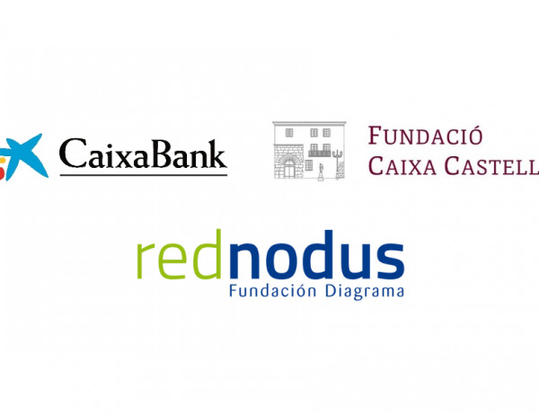 Logotipos de CaixaBank, Fundació Caixa Castelló y Red Nodus