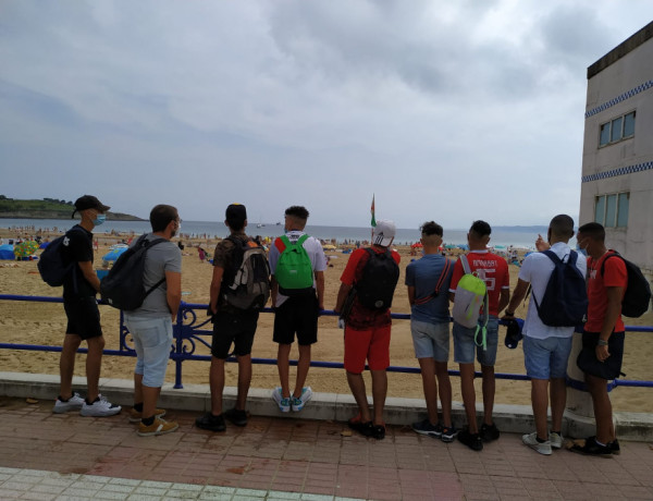 Los menores atendidos en el Hogar de Acogida ‘Arribes del Tormes’ de Salamanca realizan una visita a Santander. Fundación Diagrama. Castilla y León 2020.