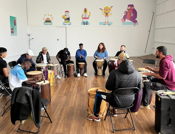 Taller de percusión con Pau Puig