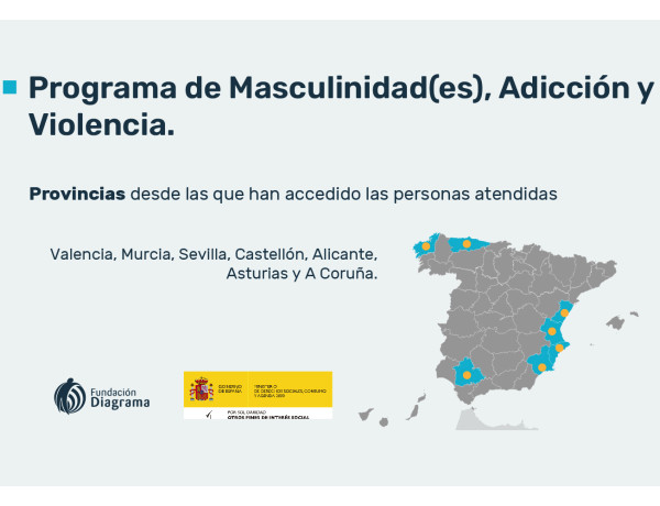 Programa de Masculinidad(es), Adicción y Violencia de Fundación Diagrama