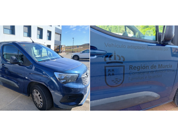 Furgoneta adaptada adquirida para el centro