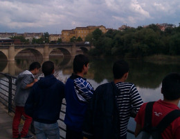 Los menores del centro ‘Virgen de Valvanera’ de Logroño visitan una exposición sobre energía sostenible