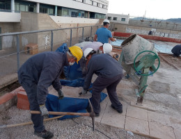 Varios jóvenes del PFP de Las Moreras realizan una actividad práctica