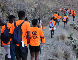 25 chicos y chicas atendidos por Fundación Diagrama finalizan con éxito el tramo canario del Camino de los Valores 2022