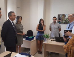 El director general de Justicia Juvenil y la delegada del Gobierno Andaluz visitan el Servicio de Medio Abierto de Jaén