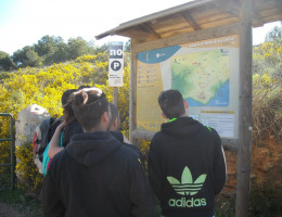 Ruta de senderismo por la Sierra Minera. Centro 'Las Moreras' de Murcia. Fundación Diagrama.