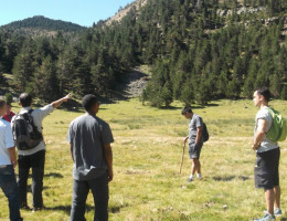 Menores del centro ‘Virgen de Valvanera’ de Logroño ayudan a rehabilitar los chozos tradicionales de la Sierra de Cebollera