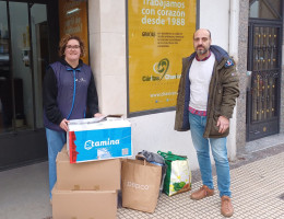 Colecta en el centro Virgen de Valvanera de Logroño