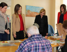 Visita consejera de Familia e Igualdad de Oportunidades al centro 'Nuevo Azahar'. Fundación Diagrama.