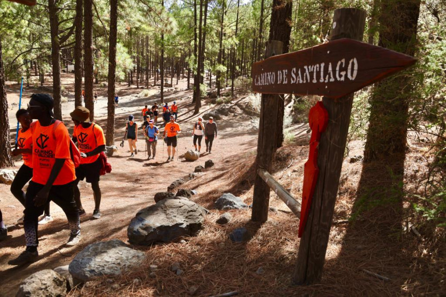 25 chicos y chicas atendidos por Fundación Diagrama finalizan con éxito el tramo canario del Camino de los Valores 2022