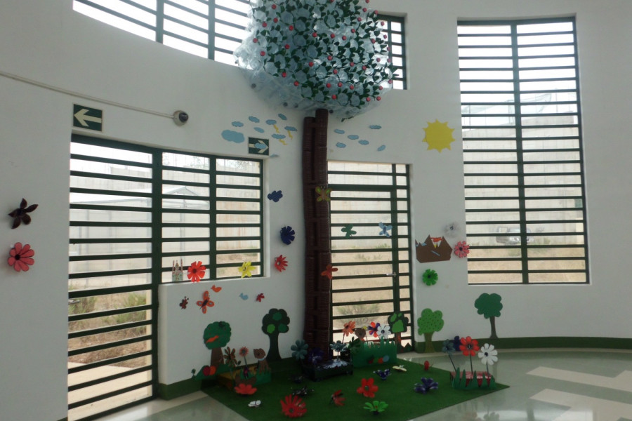 Los menores del centro ‘Ciudad de Melilla’ participan en un taller de reciclaje