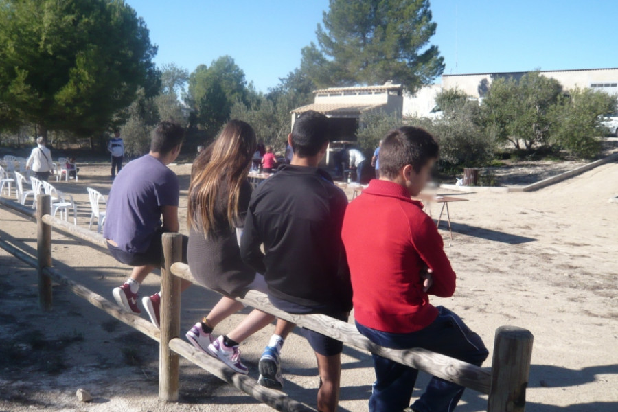 Carrera Volta a Peu y Mirador de la Coma. Menores del centro 'Anassim'. Fundación Diagrama.