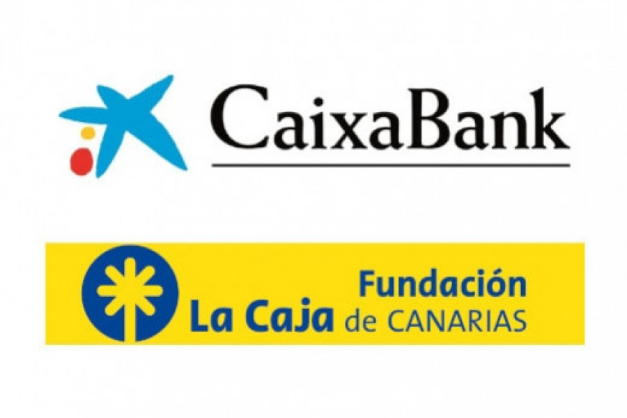 Logotipos de CaixaBank y Fundación La Caja de Canarias