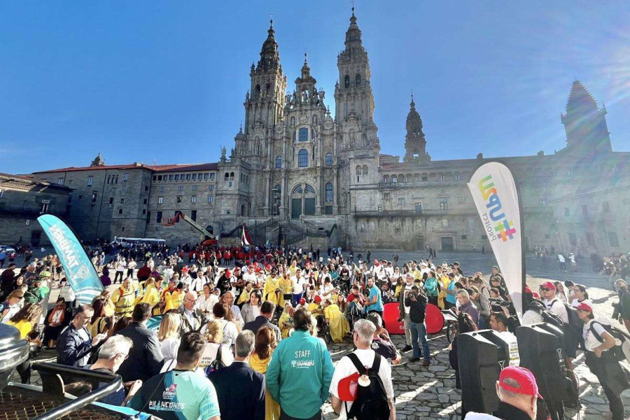 Personas jóvenes atendidas por Fundación Diagrama participan en la IX Edición Gallega del Camino de los Valores