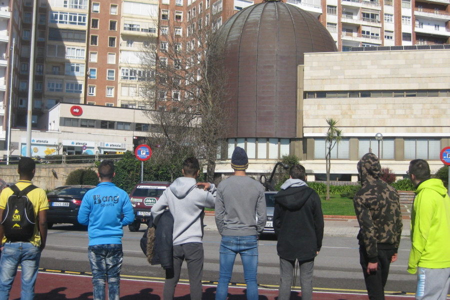 Visita al planetario de Santander. Centro de Día 'Cantabria'.Fundación Diagrama.