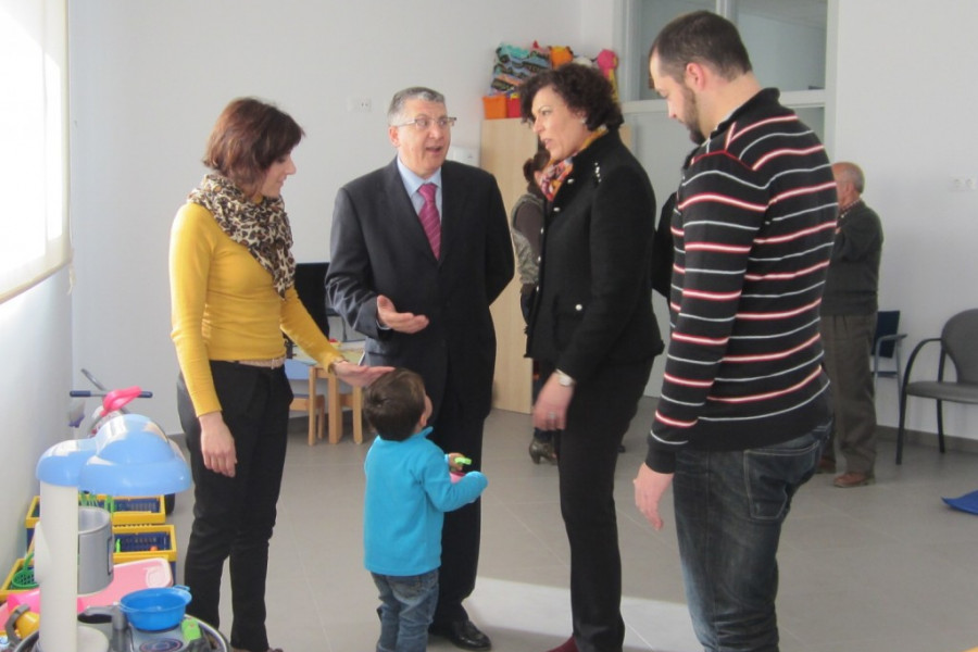 El director general de Personas con Discapacidad del Instituto Murciano de Acción Social visita el centro integral de atención de Puerto Lumbreras (Murcia)