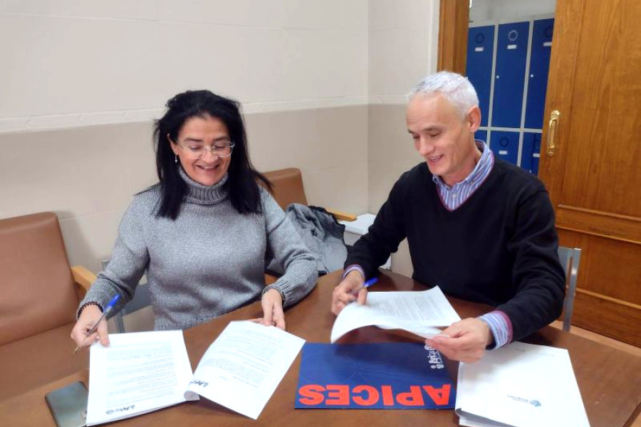 Firma Convenio Ápices Salud Mental Cartagena y Fundación Diagrama