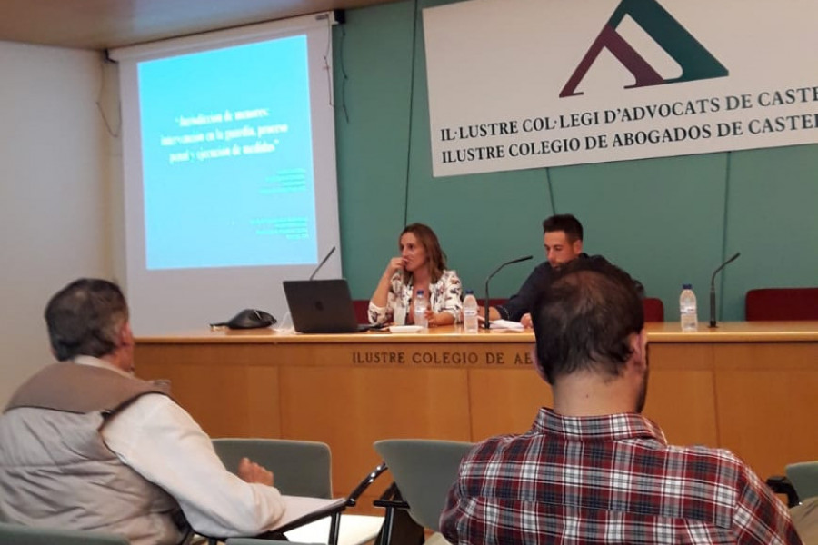 Los directores de los centros ‘Plana Baixa’ y ‘Pi Gros’ de Castellón participan en las Jornadas de Especialización en Derecho Penal y Administrativo del Menor 2019. Fundación Diagrama. Comunidad Valenciana. 