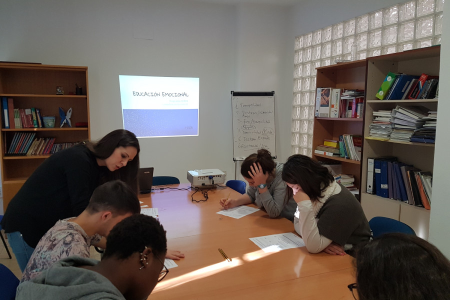 Taller de educación emocional. Centro Senda (Murcia). Fundación Diagrama.