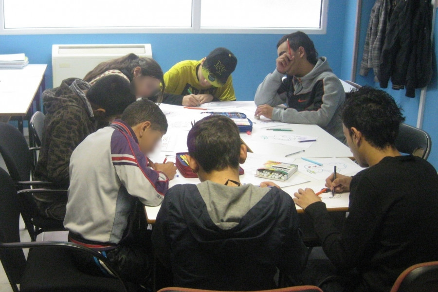 Los alumnos de los programas educativos de Fundación Diagrama en Cantabria celebran el Día Escolar de la Paz y la No-violencia