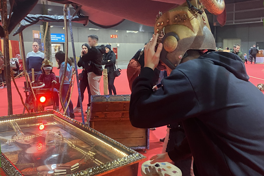 Una de las actividades recreativas de la feria