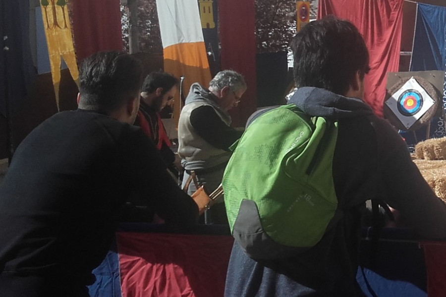 Los jóvenes atendidos en el centro ‘Els Reiets’ de Alicante acuden a una nueva edición de la feria del medievo de Villena. Fundación Diagrama. Comunidad Valenciana 2019.