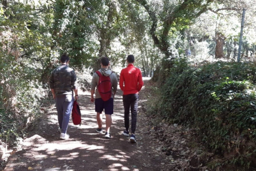 Los menores atendidos en el centro ‘Odiel’ de Huelva descubren el patrimonio cultural y medioambiental del municipio de Santa Ana la Real. Fundación Diagrama. Andalucía 2020.