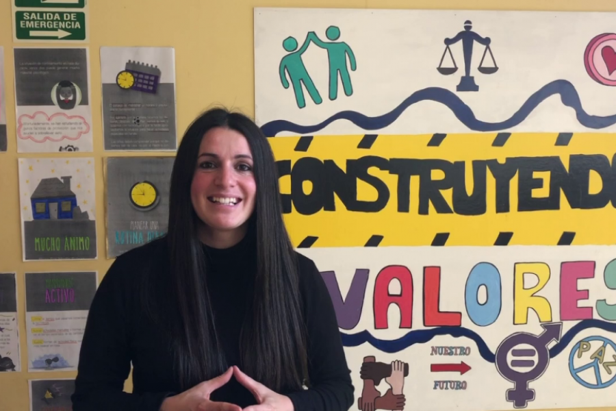 Jóvenes y profesionales de la Residencia ‘La Pobla’ de la provincia de Valencia enseñan buenas prácticas para el aislamiento a través de un vídeo. Fundación Diagrama. Comunidad Valenciana 2020. 