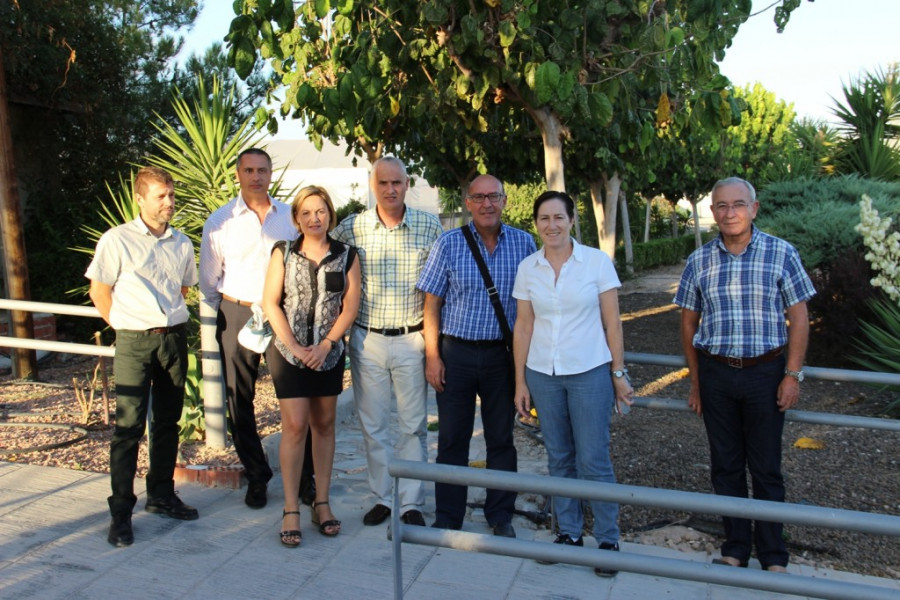 Visita de Catalina Lorenzo a Las Moreras