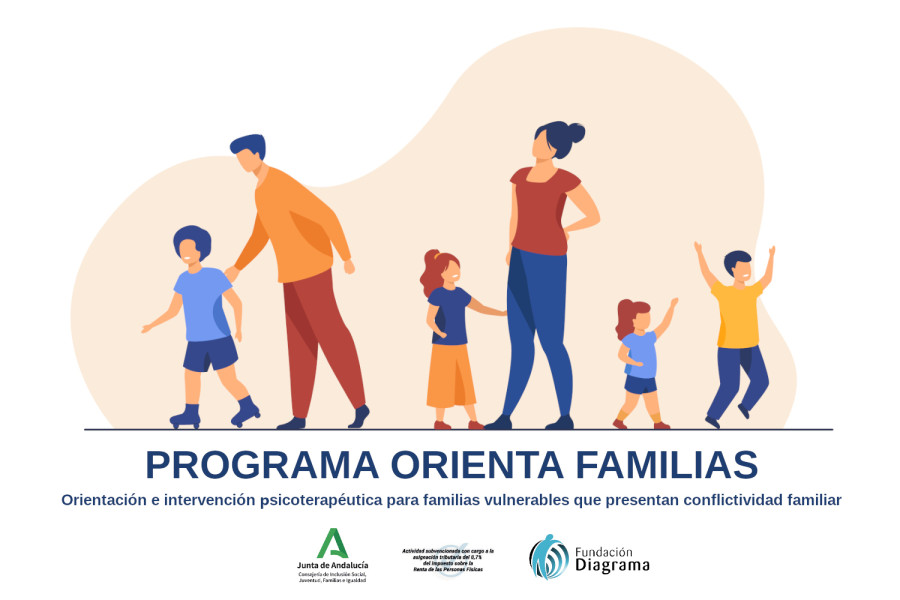 Cartel del Programa Orienta Familias