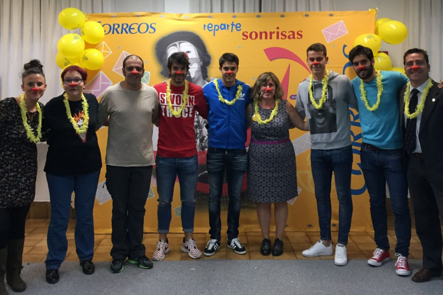 Correos Reparte Sonrisas y Unión Deportiva Logroñes. Centro Iregua. Fundación Diagrama. 