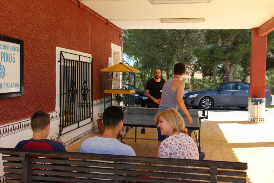 Visita consejera de Familia e Igualdad de Oportunidades al centro 'Los Pinos'. Fundación Diagrama. 