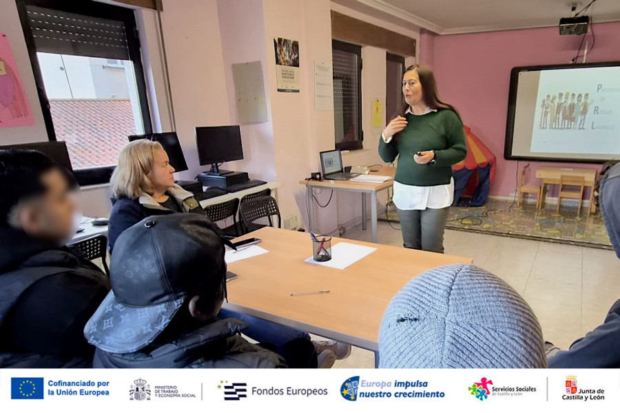 Una de las actividades realizadas en el Programa de Itinerarios de Inserción de Salamanca