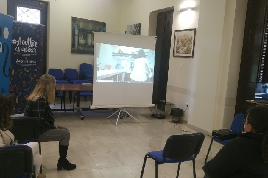 Profesionales del Programa de Fomento del Acogimiento Familiar de Castellón imparten una charla informativa en el Ayuntamiento de Segorbe